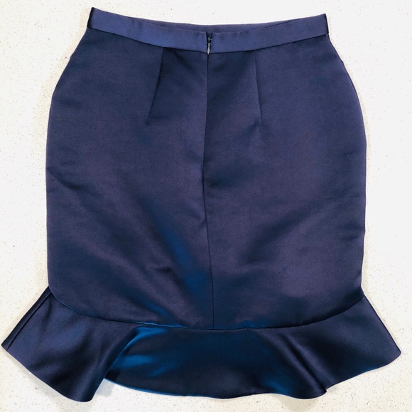 MCQ Periwinkle Blue Flounce Mini Skirt 42 US 4 6 - Picture 7 of 9